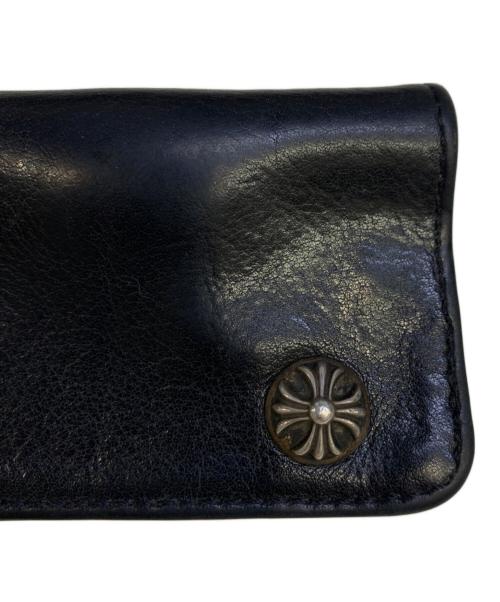 CHROME HEARTS（クロムハーツ）CHROME HEARTS (クロムハーツ) クロスボールボタン キーケース ブラックの古着・服飾アイテム