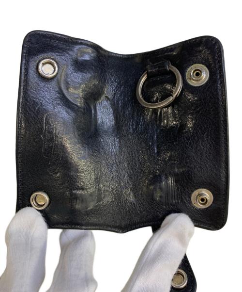 CHROME HEARTS（クロムハーツ）CHROME HEARTS (クロムハーツ) クロスボールボタン キーケース ブラックの古着・服飾アイテム