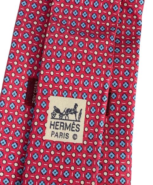 HERMES（エルメス）HERMES (エルメス) ネクタイ レッド サイズ:-の古着・服飾アイテム