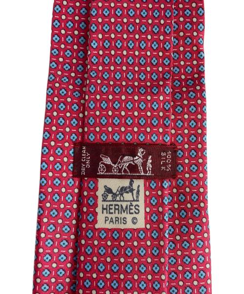 HERMES（エルメス）HERMES (エルメス) ネクタイ レッド サイズ:-の古着・服飾アイテム