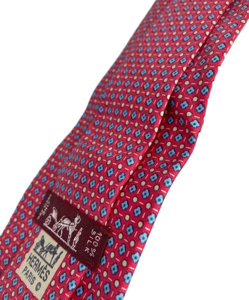 HERMES（エルメス）HERMES (エルメス) ネクタイ レッド サイズ:-の古着・服飾アイテム