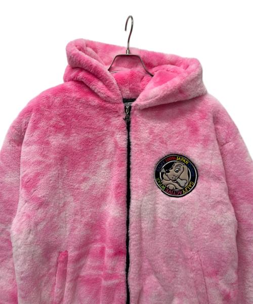 GALFY（ガルフィー）GALFY (ガルフィー) ボアジャケット ピンク サイズ:中型犬の古着・服飾アイテム