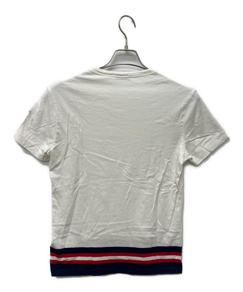 MONCLER（モンクレール）MONCLER (モンクレール) 半袖カットソー ホワイト サイズ:記載なしの古着・服飾アイテム