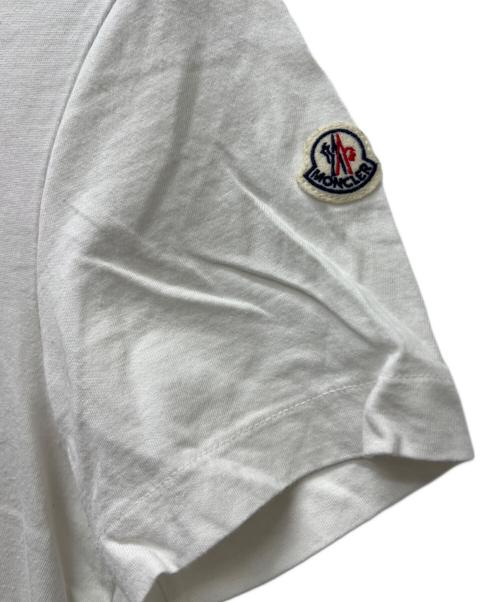 MONCLER（モンクレール）MONCLER (モンクレール) 半袖カットソー ホワイト サイズ:記載なしの古着・服飾アイテム