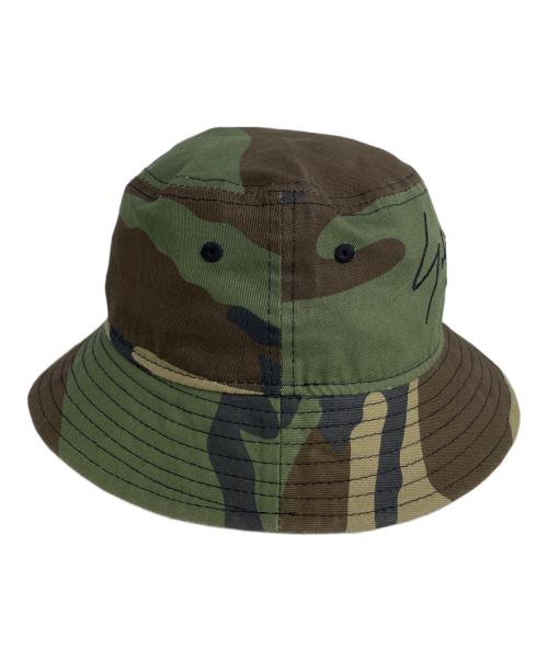 New Era（ニューエラ）New Era (ニューエラ) YOHJI YAMAMOTO (ヨウジヤマモト) バケットハット オリーブの古着・服飾アイテム