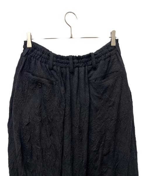 s'yte（サイト）s'yte (サイト) バルーンサルエルパンツ ブラック サイズ:3の古着・服飾アイテム