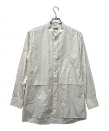 s'yte（サイト）の古着「バンドカラーシャツ」｜ホワイト