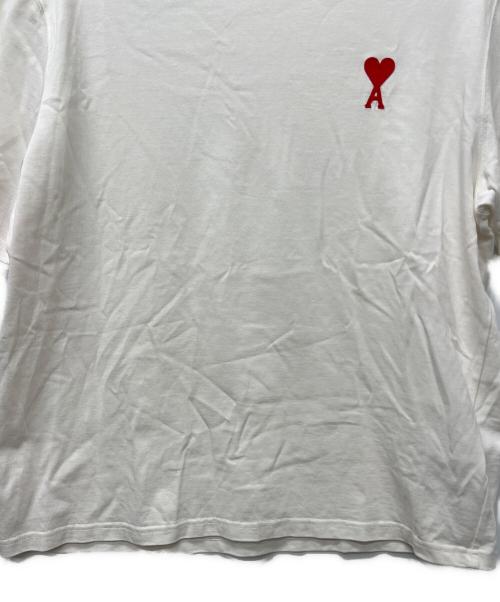 ami（アミ）ami (アミ) 半袖Tシャツ ホワイト サイズ:Lの古着・服飾アイテム