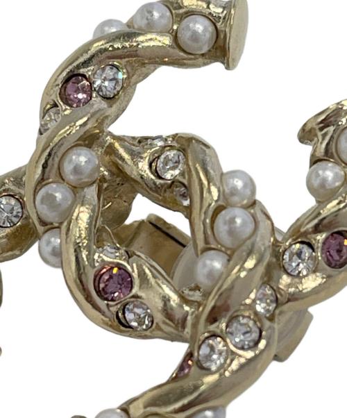 CHANEL（シャネル）CHANEL (シャネル) イヤリング ゴールド×ピンクの古着・服飾アイテム