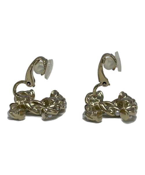 CHANEL（シャネル）CHANEL (シャネル) イヤリング ゴールド×ピンクの古着・服飾アイテム