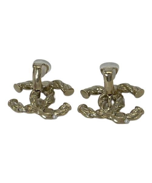 CHANEL（シャネル）CHANEL (シャネル) イヤリング ゴールド×ピンクの古着・服飾アイテム