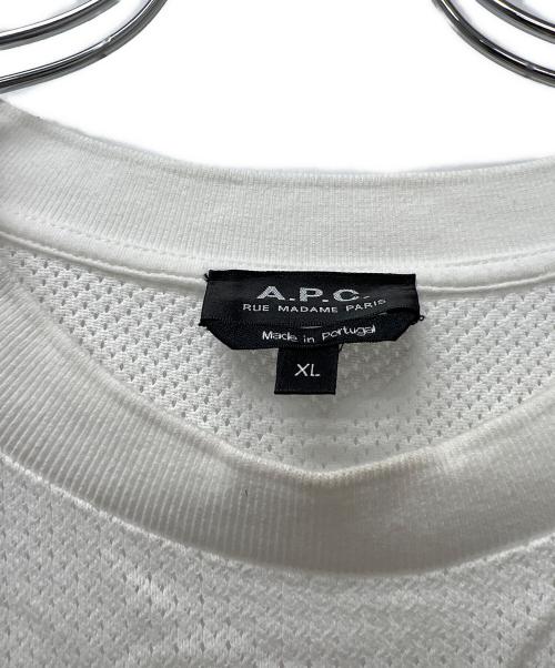 A.P.C.（アーペーセー）A.P.C. (アーペーセー) 半袖カットソー ホワイト サイズ:ＸＬの古着・服飾アイテム