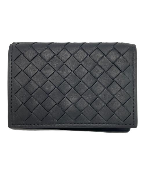 BOTTEGA VENETA（ボッテガベネタ）BOTTEGA VENETA (ボッテガベネタ) コンパクトウォレット ブラックの古着・服飾アイテム