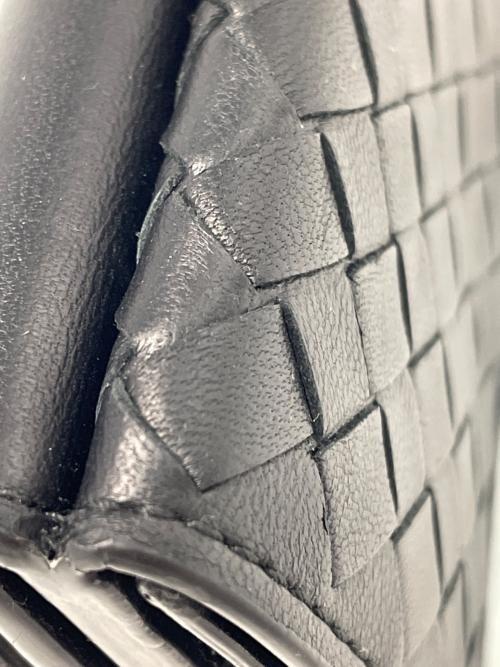 BOTTEGA VENETA（ボッテガベネタ）BOTTEGA VENETA (ボッテガベネタ) コンパクトウォレット ブラックの古着・服飾アイテム