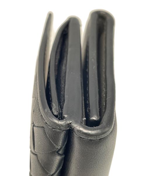 BOTTEGA VENETA（ボッテガベネタ）BOTTEGA VENETA (ボッテガベネタ) コンパクトウォレット ブラックの古着・服飾アイテム