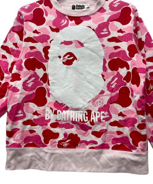 A BATHING APE（アベイシングエイプ）A BATHING APE (ア ベイシング エイプ) スウェット ピンク サイズ:Mの古着・服飾アイテム