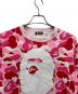 A BATHING APE (ア ベイシング エイプ) スウェット ピンク サイズ:M：13000円