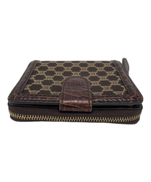 CELINE（セリーヌ）CELINE (セリーヌ) 2つ折り財布 ブラウンの古着・服飾アイテム