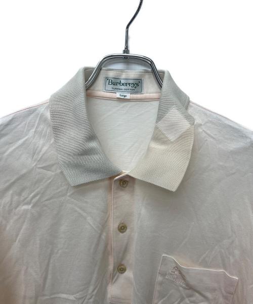 Burberry's（バーバリーズ）Burberry's (バーバリーズ) ポロシャツ ピンク サイズ:Ｌの古着・服飾アイテム