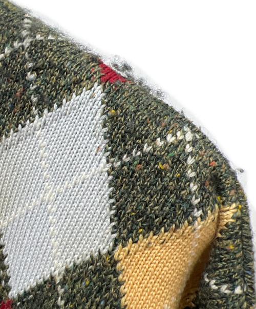 Burberry's（バーバリー）Burberry's (バーバリーズ) 長袖ニット グリーン サイズ:Ｌの古着・服飾アイテム