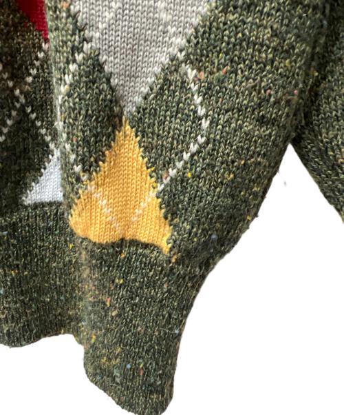 Burberry's（バーバリー）Burberry's (バーバリーズ) 長袖ニット グリーン サイズ:Ｌの古着・服飾アイテム