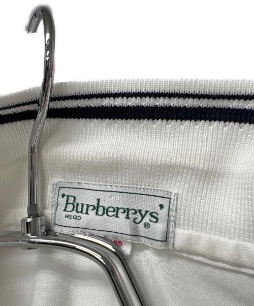Burberry's（バーバリーズ）Burberry's (バーバリーズ) ポロシャツ ホワイト サイズ:Ｌの古着・服飾アイテム