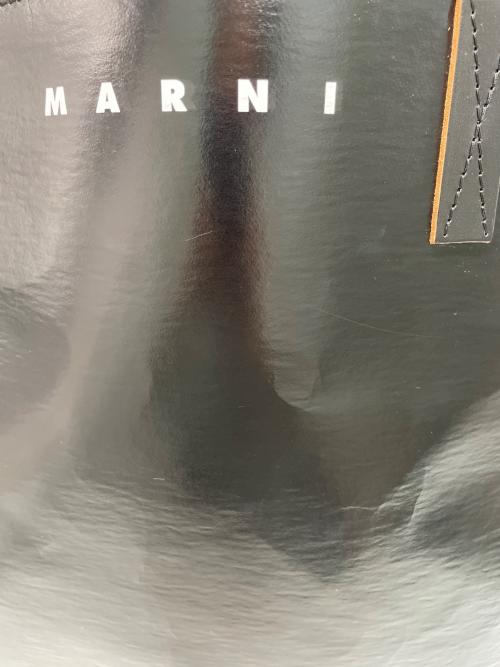 MARNI（マルニ）MARNI (マルニ) セルロースショッピングバッグ ブラウン×ブラックの古着・服飾アイテム