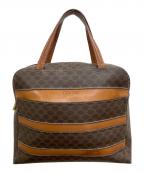 CELINEセリーヌ）の古着「マカダム ハンドバッグ」｜ブラウン