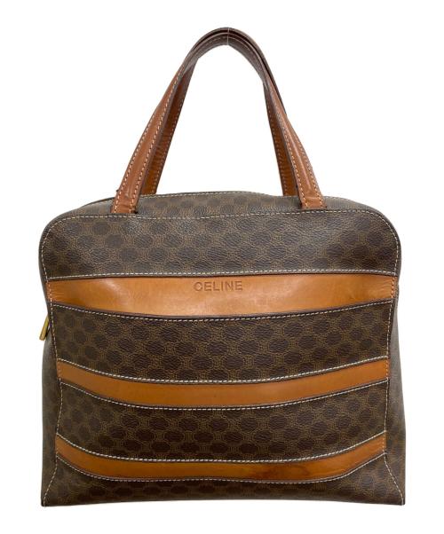 CELINE（セリーヌ）CELINE (セリーヌ) マカダム ハンドバッグ ブラウンの古着・服飾アイテム
