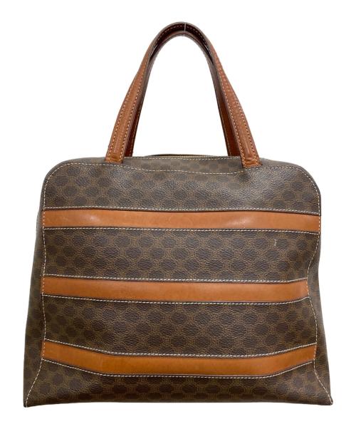 CELINE（セリーヌ）CELINE (セリーヌ) マカダム ハンドバッグ ブラウンの古着・服飾アイテム