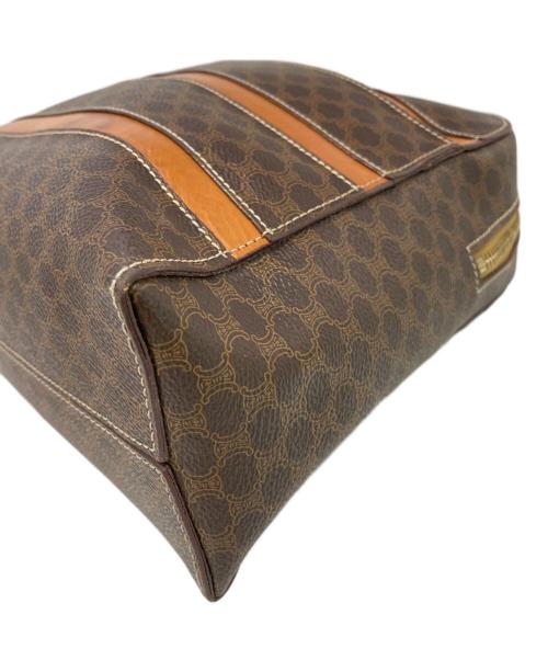 CELINE（セリーヌ）CELINE (セリーヌ) マカダム ハンドバッグ ブラウンの古着・服飾アイテム