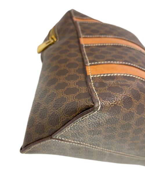 CELINE（セリーヌ）CELINE (セリーヌ) マカダム ハンドバッグ ブラウンの古着・服飾アイテム