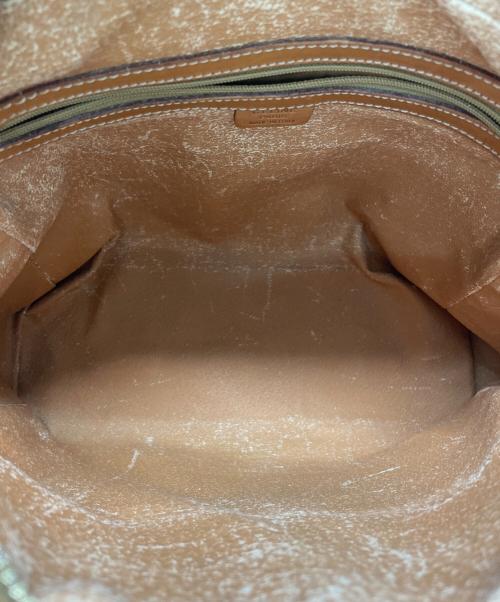 CELINE（セリーヌ）CELINE (セリーヌ) マカダム ハンドバッグ ブラウンの古着・服飾アイテム