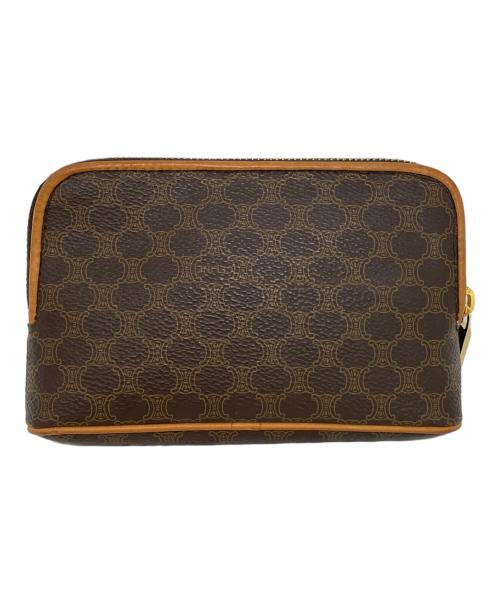 CELINE（セリーヌ）CELINE (セリーヌ) ポーチ ブラウンの古着・服飾アイテム