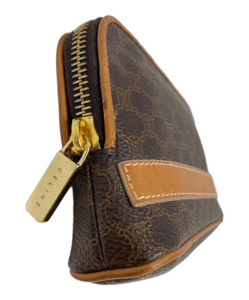 CELINE（セリーヌ）CELINE (セリーヌ) ポーチ ブラウンの古着・服飾アイテム