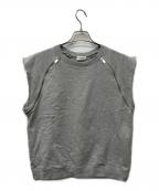 Saint Laurent Parisサンローランパリ）の古着「ジップベスト」｜グレー