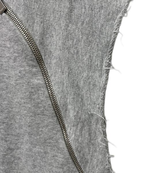 Saint Laurent Paris（サンローランパリ）Saint Laurent Paris (サンローランパリ) ジップベスト グレー サイズ:Ｌの古着・服飾アイテム