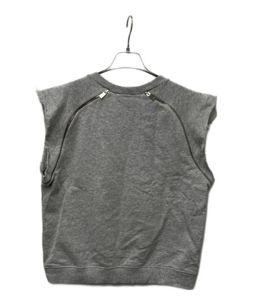 Saint Laurent Paris（サンローランパリ）Saint Laurent Paris (サンローランパリ) ジップベスト グレー サイズ:Ｌの古着・服飾アイテム