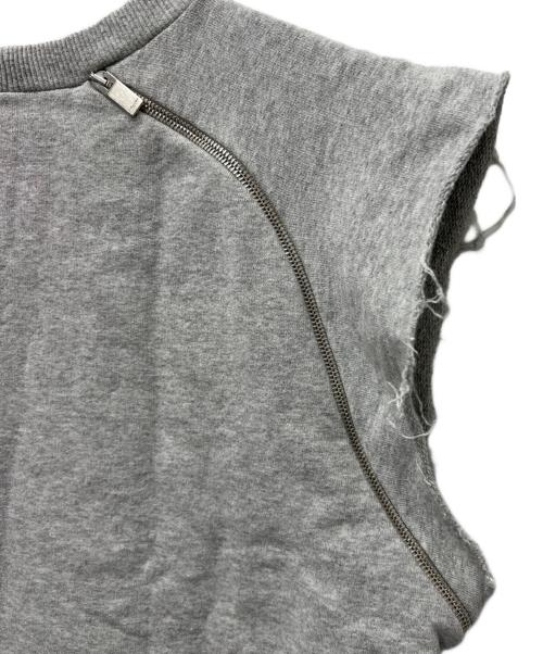 Saint Laurent Paris（サンローランパリ）Saint Laurent Paris (サンローランパリ) ジップベスト グレー サイズ:Ｌの古着・服飾アイテム