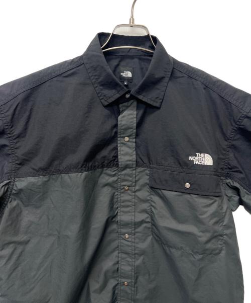 THE NORTH FACE（ザ ノース フェイス）THE NORTH FACE (ザ ノース フェイス) ショートスリーブヌプシシャツ ブラック サイズ:L 未使用品の古着・服飾アイテム