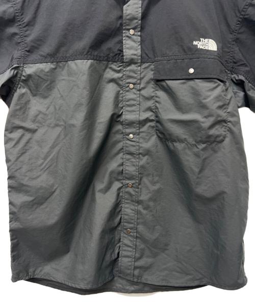 THE NORTH FACE（ザ ノース フェイス）THE NORTH FACE (ザ ノース フェイス) ショートスリーブヌプシシャツ ブラック サイズ:L 未使用品の古着・服飾アイテム