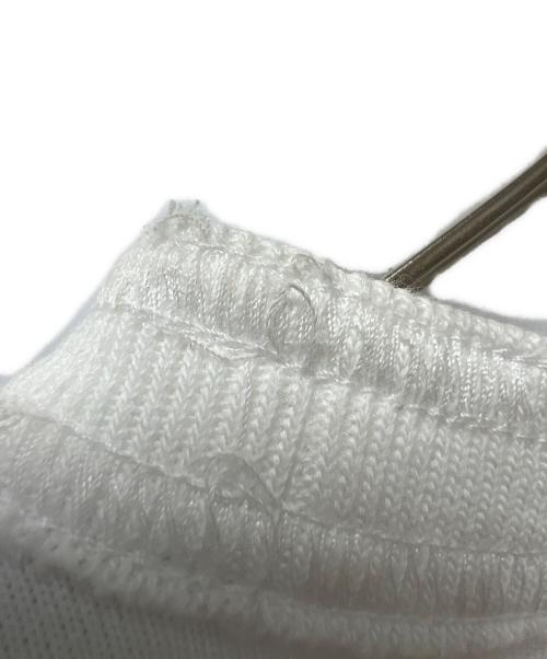 Dior（ディオール）Dior (ディオール) sacai (サカイ) オーバーサイズドッキングTシャツ ホワイト サイズ:Sの古着・服飾アイテム