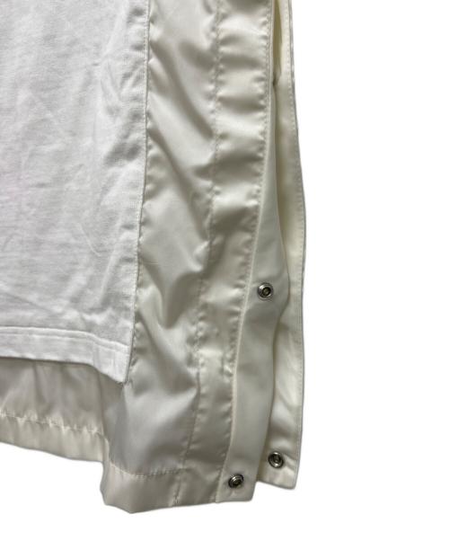 Dior（ディオール）Dior (ディオール) sacai (サカイ) オーバーサイズドッキングTシャツ ホワイト サイズ:Sの古着・服飾アイテム