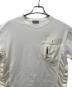 Dior (ディオール) sacai (サカイ) オーバーサイズドッキングTシャツ ホワイト サイズ:S：45000円
