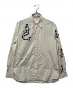 PRADAプラダ）の古着「タトゥープリントシャツ」｜アイボリー