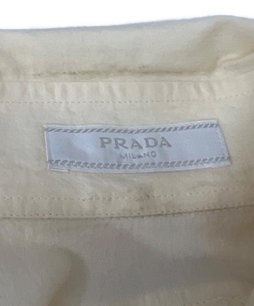 PRADA（プラダ）PRADA (プラダ) タトゥープリントシャツ アイボリー サイズ:Lの古着・服飾アイテム