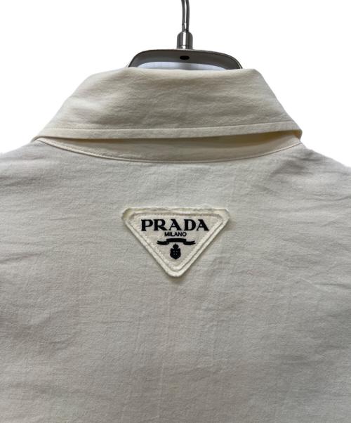 PRADA（プラダ）PRADA (プラダ) タトゥープリントシャツ アイボリー サイズ:Lの古着・服飾アイテム