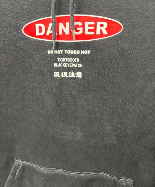 TIGHTBOOTH（タイトブース）TIGHTBOOTH (タイトブース) BlackEyePatch (ブラックアイパッチ) プルオーバーパーカー ブラック サイズ:XLの古着・服飾アイテム
