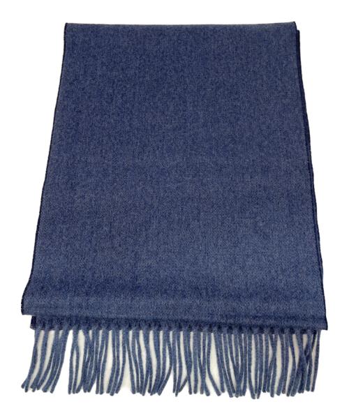 LOUIS VUITTON（ルイ ヴィトン）LOUIS VUITTON (ルイ ヴィトン) カシミヤ混マフラー ネイビーの古着・服飾アイテム