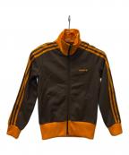 adidasアディダス）の古着「トラックジャケット」｜ブラウン×オレンジ